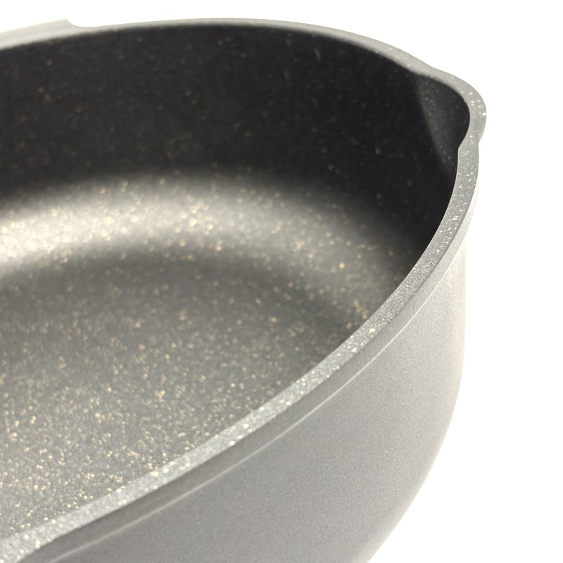 Keptuvė su dangčiu 28 x 8,5 cm KönigHOFFER Black Rose, indukcijai, non-stick danga Keptuvė su dangčiu 28 x 8,5 cm KönigHOFFER Black Rose, indukcijai, non-stick danga