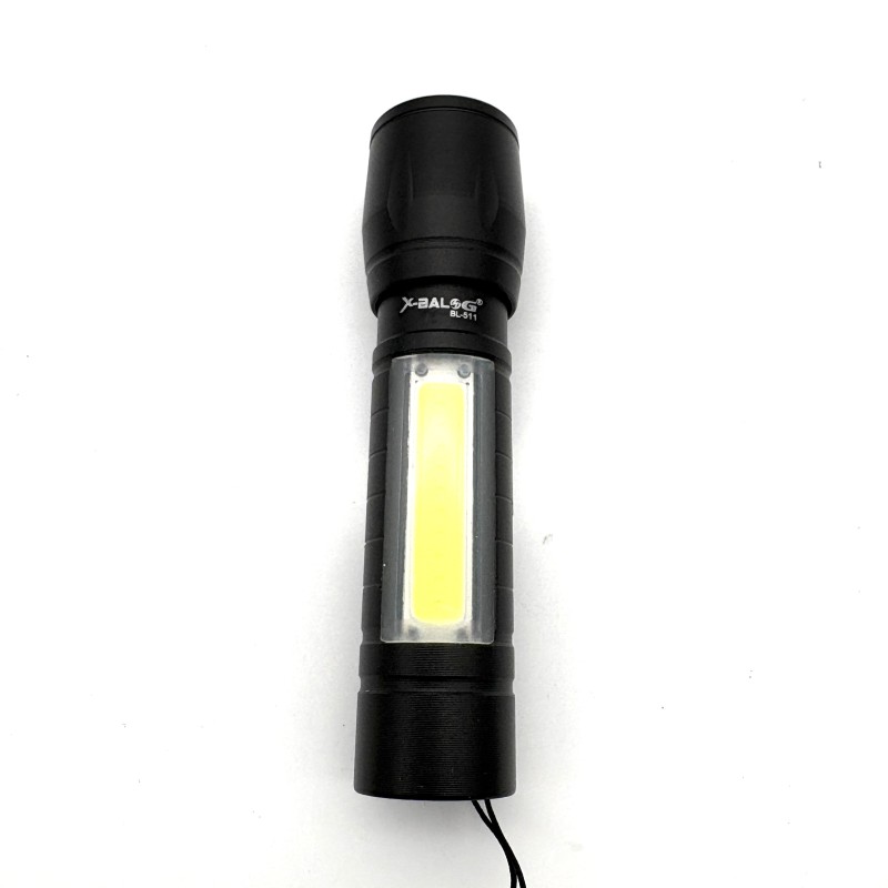 Mini prožektorius X-BALOG BL-511 su COB šoniniu LED apšvietimu, USB įkrovimu ir dėžute Mini prožektorius X-BALOG BL-511 su COB šoniniu LED apšvietimu, USB įkrovimu ir dėžute