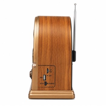 Radijas NNS NS-7061BT retro stiliaus, AM/FM/SW, Bluetooth, USB/TF, 1200 mAh