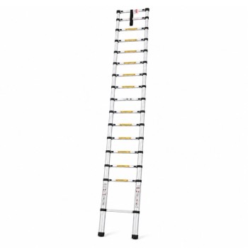 Teleskopinės aliuminės kopėčios Boxer BX-100, 6,2 m, 47 cm