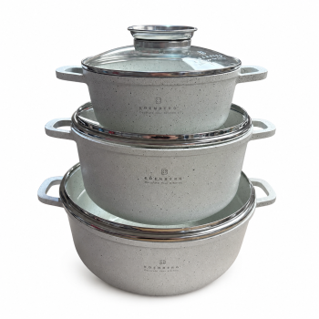 Puodų rinkinys Edenberg EB-3901, 6 dalių, 2,3 l, 4,5 l ir 6,8 l