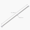 Teleskopinis dušo užuolaidos strypas 110–200 cm, Ø 2,5 cm