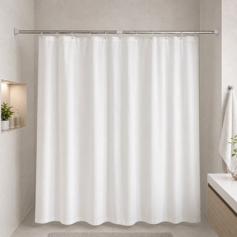 Teleskopinis dušo užuolaidos strypas 110–200 cm, Ø 2,5 cm