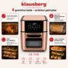 Karšto oro gruzdintuvė Klausberg KB-7598, 12 l, 12 in 1, 90 min. laikmatis