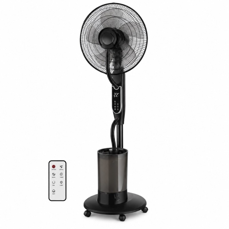 Vėsinantis dulksnos ventiliatorius Klausberg KB-9043, 90 W, 5 l vandens talpa Vėsinantis dulksnos ventiliatorius Klausberg KB-9043, 90 W, 5 l vandens talpa