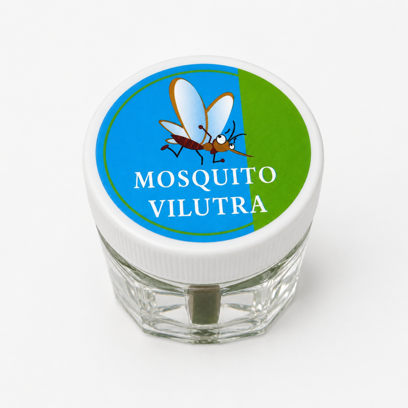 Tepalas nuo uodų Mosquito Vilutra žalias balzamas indelyje