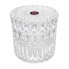 Stiklinis dekoratyvinis indelis su dangteliu Glass Ware