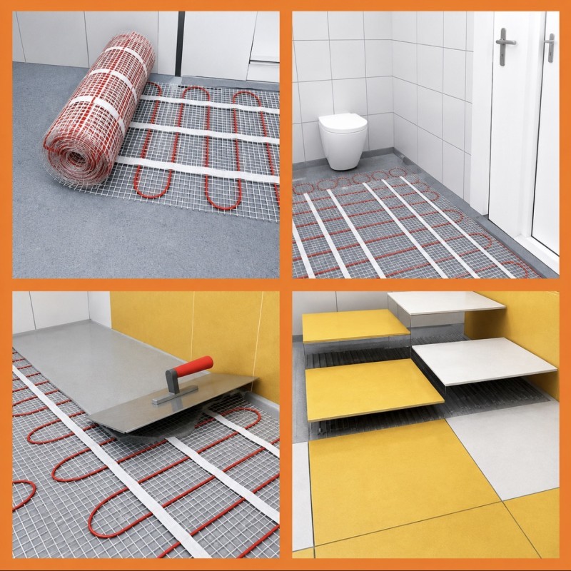 Elektrinis grindų šildymo kilimėlis FENIX ECOFLOOR LDTS 160/3, 3 m² Elektrinis grindų šildymo kilimėlis FENIX ECOFLOOR LDTS 160/3, 3 m²