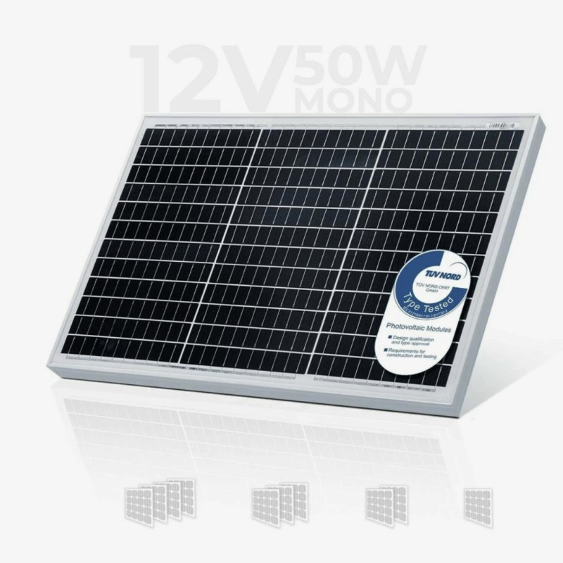 Saulės panelė YS50M-36 50 W, 12 V mono