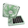 Įkraunamas saulės ventiliatorius Double Head Charging Fan