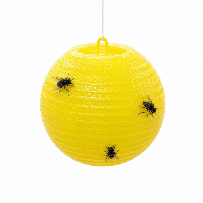 Lipni musių gaudyklė rutulys 7 × 7 cm