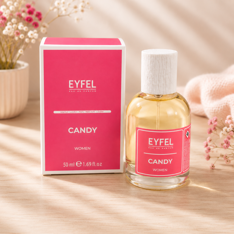 Eyfel Candy Eau de Parfum 50 ml moteriški kvepalai Eyfel Candy Eau de Parfum 50 ml moteriški kvepalai