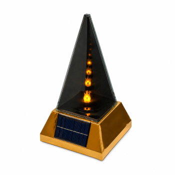 Saulės žibintas 1 light SL-P1S-G 3D, 15x15x24 cm, IP44