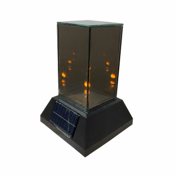Dekoratyvinis saulės LED žibintas 1 light 3D, 15x15x22 cm