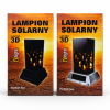 Saulės LED žibintas 3D veidrodžio efektu 15x15x27,5 cm