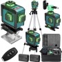 Lazerinis nivelyras BOXER BX-3314, 16 linijų, 4D, žalias lazeris