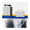 Plastikinių tvirtinimo dirželių rinkinys EXTRA EX-5197, 250 vnt., 150–200 mm Plastikinių tvirtinimo dirželių rinkinys EXTRA EX-5197, 250 vnt., 150–200 mm