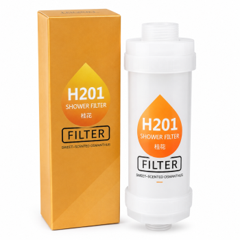 H201 dušo filtras su gėlių aromatu