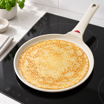 Lietinių blynų keptuvė KönigHOFFER Creamy Marble 28 cm, Marble Plus, indukcinė