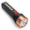 Įkraunamas LED prožektorius TBpuls TB88, 2 W + 5 COB, saulės panelė, 1200 mAh