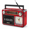 Nešiojamas radijas MEIER M-35BT, Bluetooth 5.0, USB/TF/AUX, laikrodis