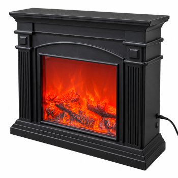 Dekoratyvinis LED židinys, 41 × 38 × 11 cm, USB / baterijos, 1–2 W