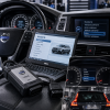 Volvo skydelio ir centrinės konsolės kalbos keitimas