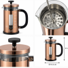 French press kavos ir arbatos plikytuvas Klausberg KB-7740, 1000 ml, Rose Gold