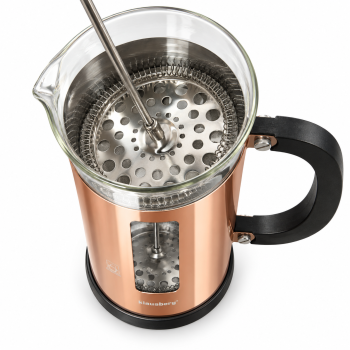 French press kavos ir arbatos plikytuvas Klausberg KB-7740, 1000 ml, Rose Gold