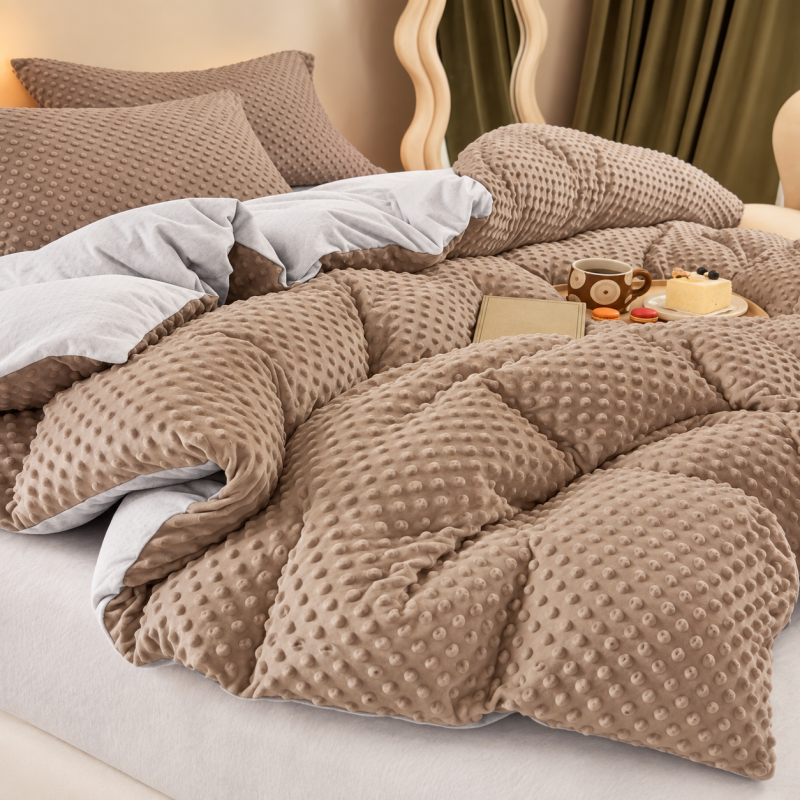 Pliušinis 160 x 200 cm Minky 3D patalynės komplektas Paris Home Textile, 100 % mikropluoštas