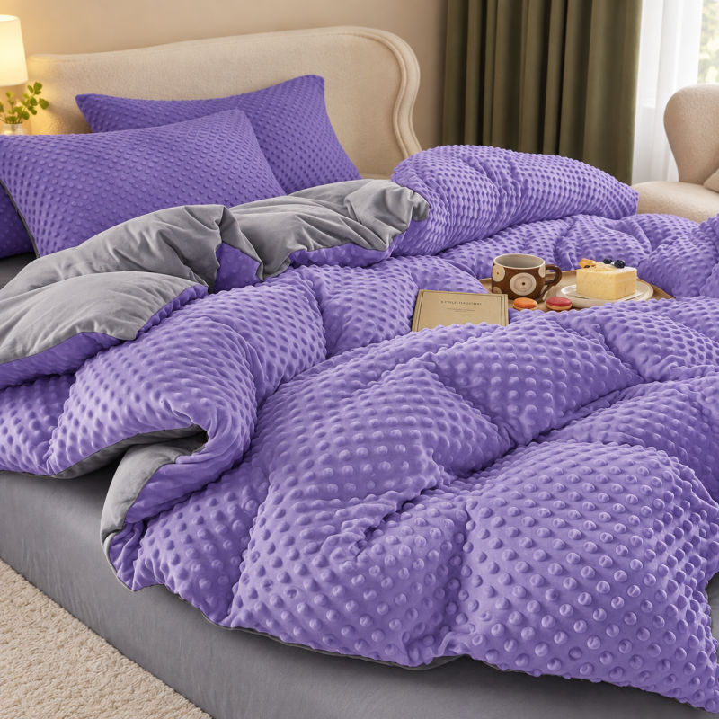 Pliušinis 160 x 200 cm Minky 3D patalynės komplektas Paris Home Textile, 100 % mikropluoštas