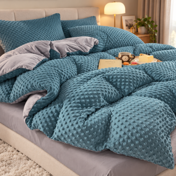 Pliušinis 200 x 220 cm Minky 3D patalynės komplektas Paris Home Textile, 100 % mikropluoštas