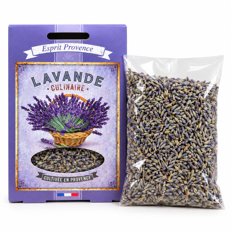 Maistinė levanda Esprit Provence – džiovinti levandų žiedai, 20 g Maistinė levanda Esprit Provence – džiovinti levandų žiedai, 20 g
