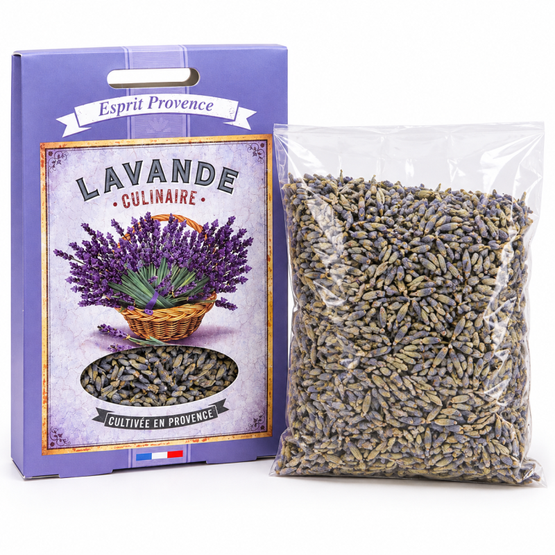 Maistinė levanda Esprit Provence – džiovinti levandų žiedai, 20 g Maistinė levanda Esprit Provence – džiovinti levandų žiedai, 20 g