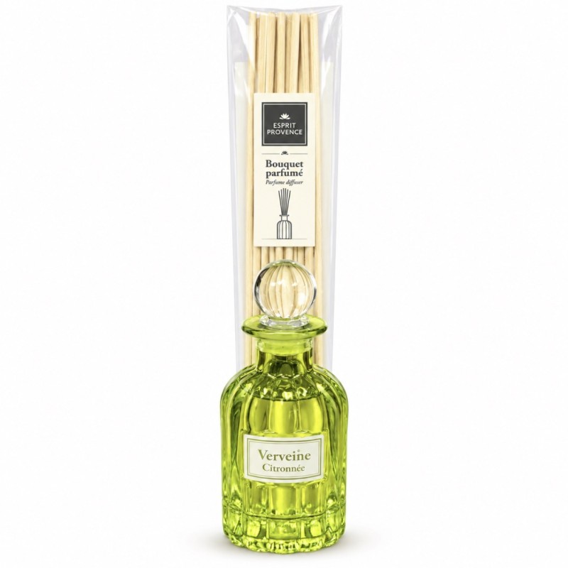 Prancūziškas namų kvapas su lazdelėmis ESPRIT PROVENCE Verveine Citronnée – citrininė verbena, 100 ml Prancūziškas namų kvapas su lazdelėmis ESPRIT PROVENCE Verveine Citronnée – citrininė verbena, 100 ml