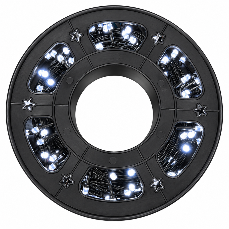 LED girlianda ant ritės, 100 m, 4 švietimo spalvų pasirinkimas LED girlianda ant ritės, 100 m, 4 švietimo spalvų pasirinkimas